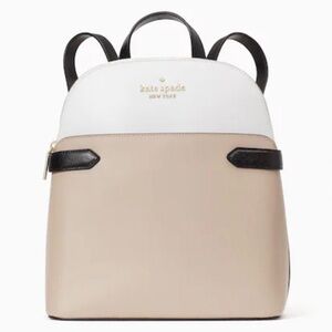 KATE SPADE♠️ New York 🖤Staci🖤COLORBLOCK SAFFIANO LEATHER BACKPACK 🌟EUC🌟